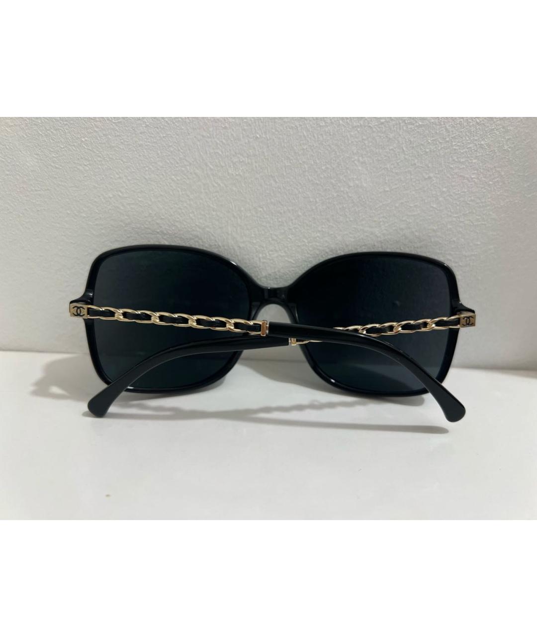 CHANEL Черные солнцезащитные очки, фото 5