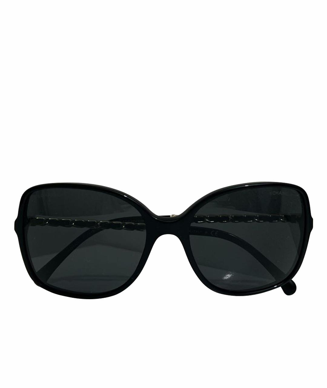 CHANEL Черные солнцезащитные очки, фото 1