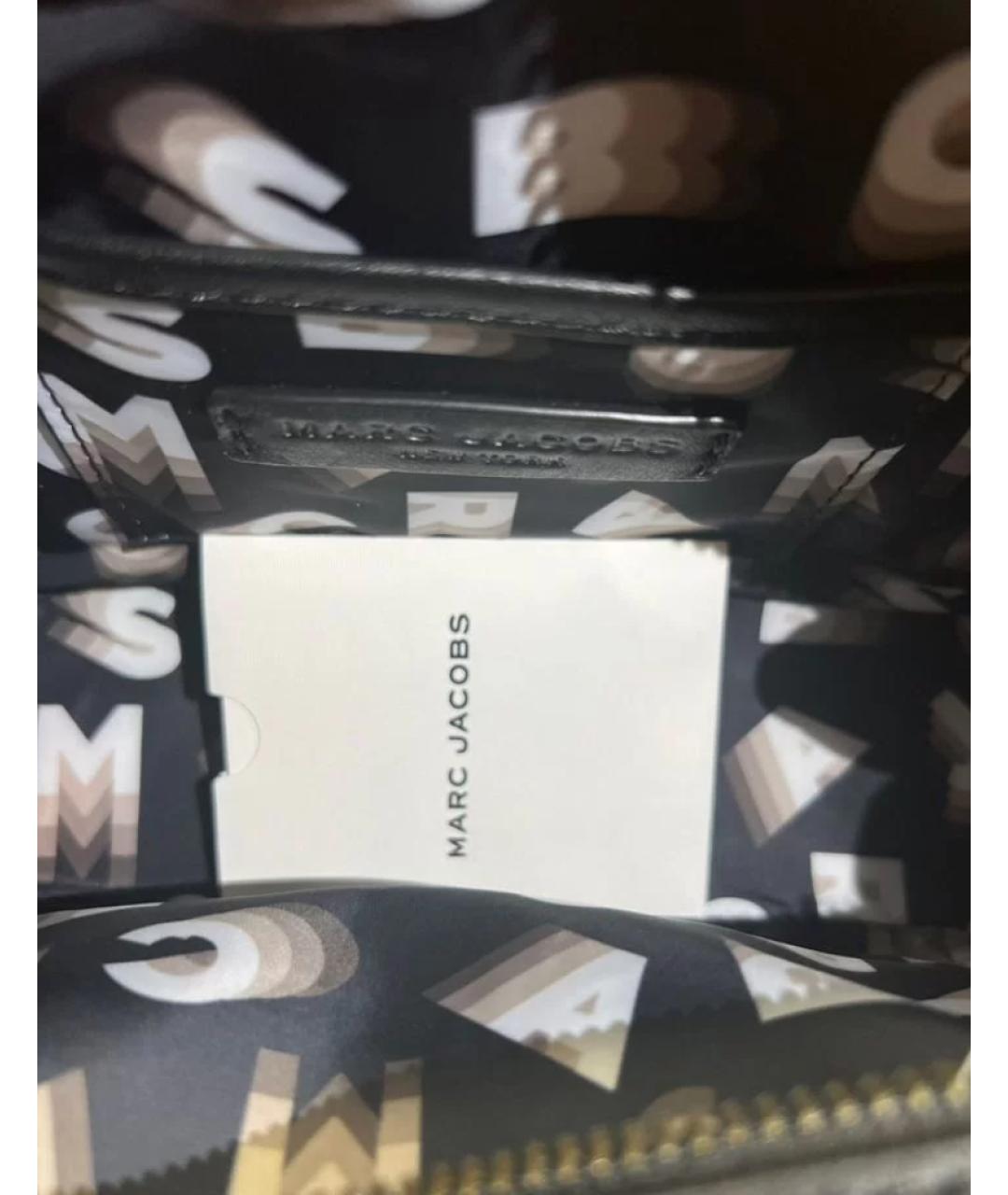 MARC JACOBS Черная кожаная сумка через плечо, фото 5