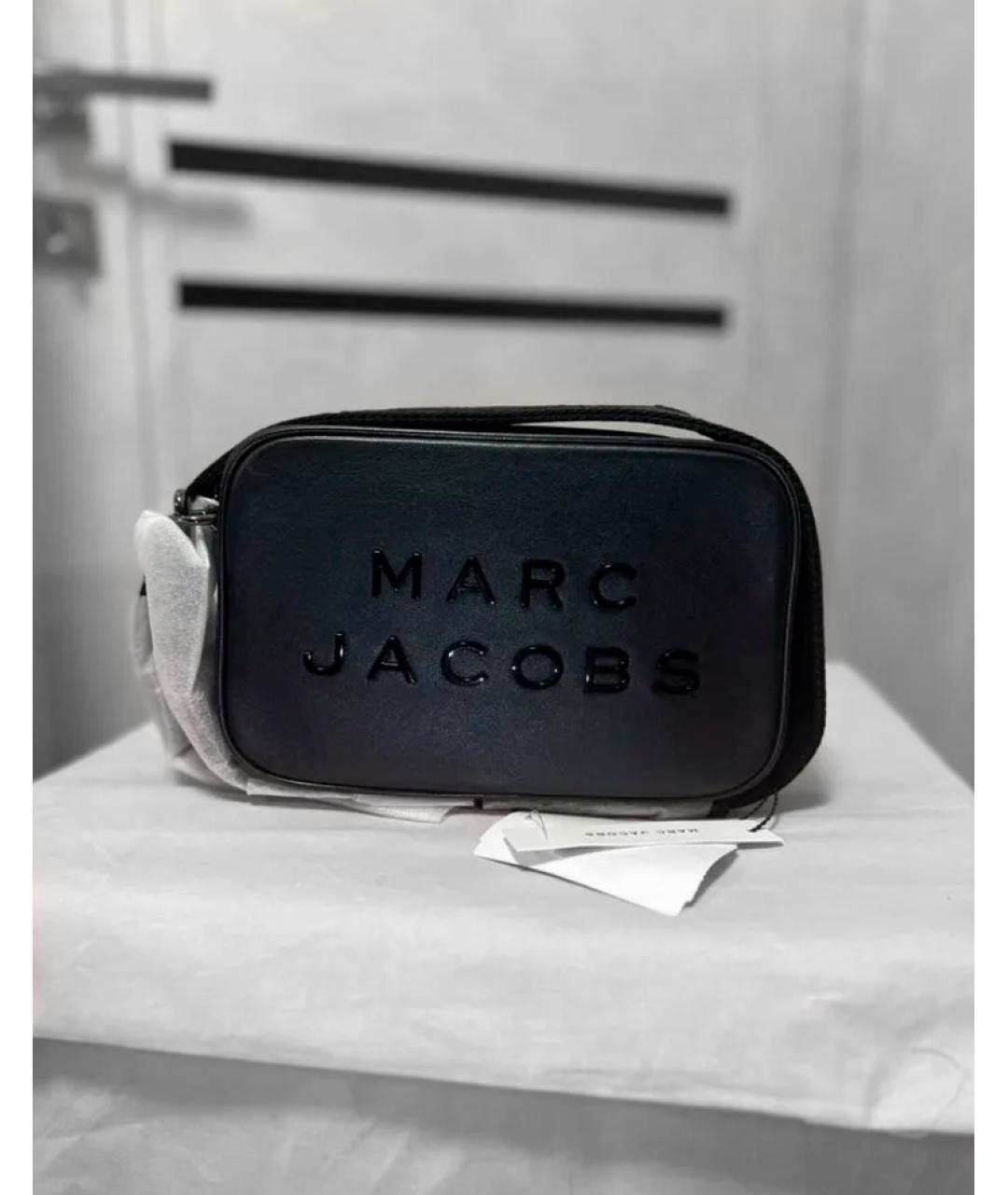 MARC JACOBS Черная кожаная сумка через плечо, фото 2