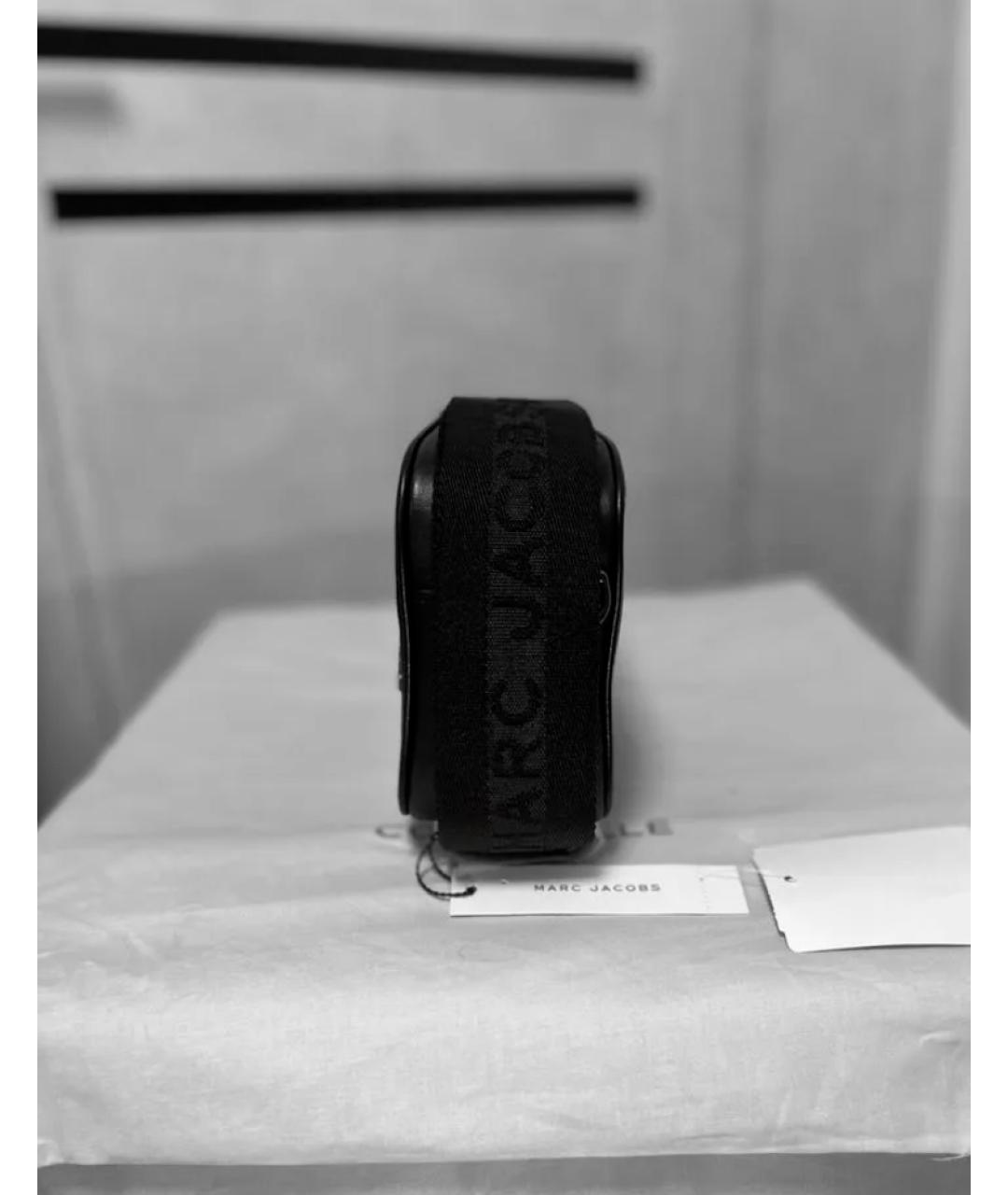 MARC JACOBS Черная кожаная сумка через плечо, фото 3