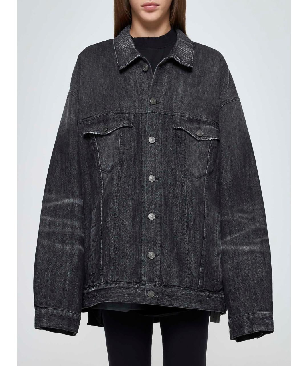 BALENCIAGA Черная куртка, фото 6