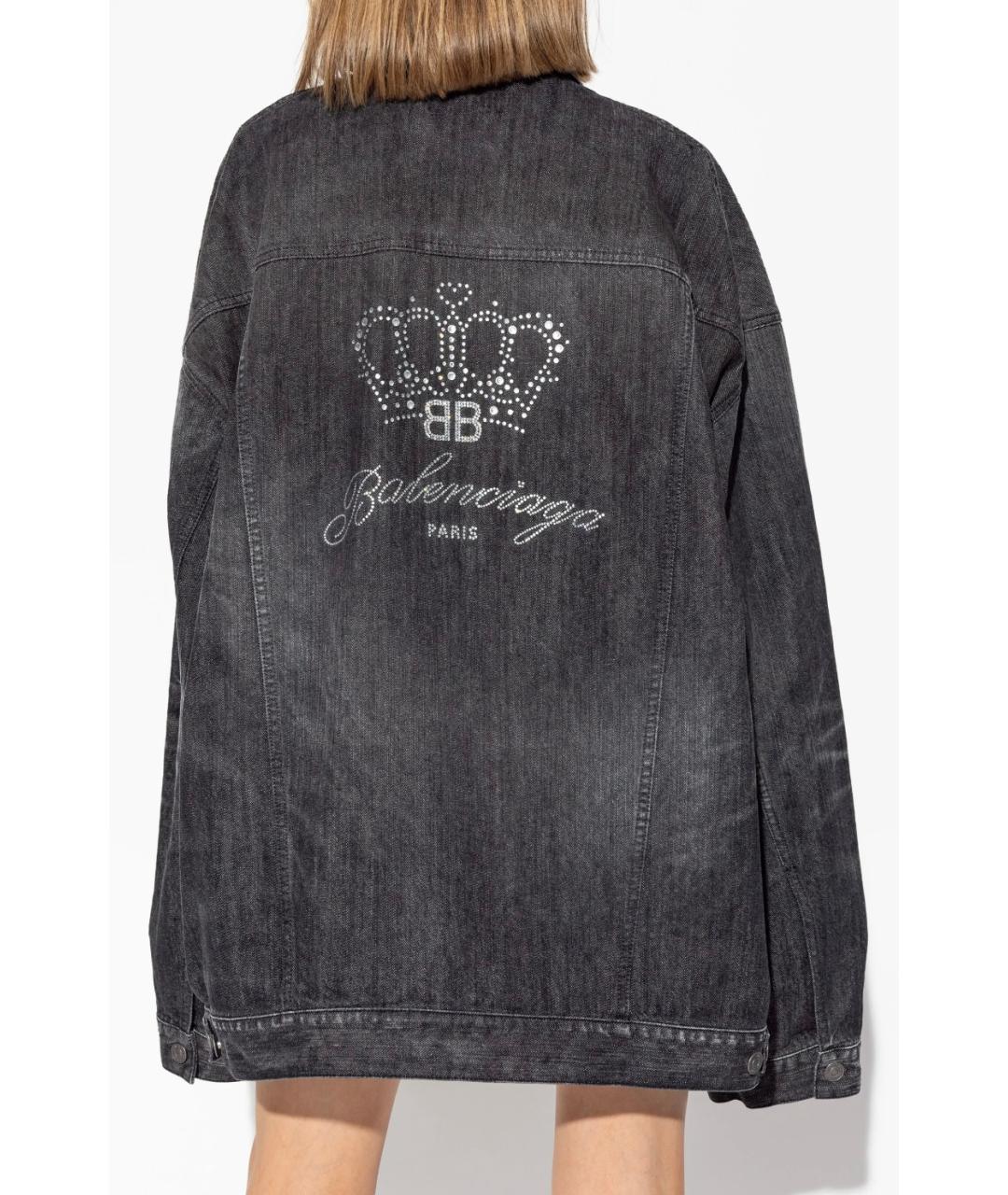 BALENCIAGA Черная куртка, фото 4