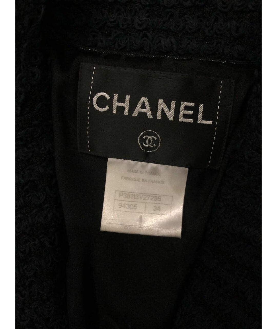 CHANEL PRE-OWNED Черный жакет/пиджак, фото 4