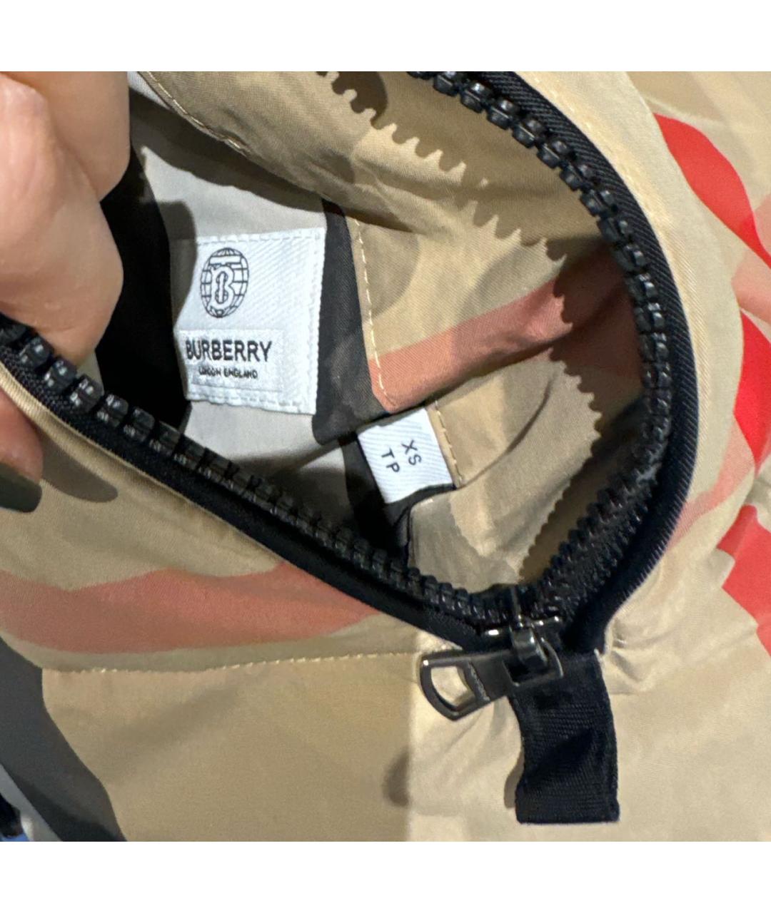 BURBERRY Черная хлопковая куртка, фото 5