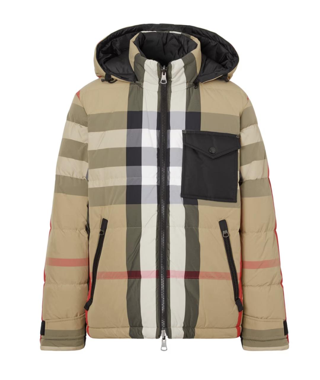 BURBERRY Черная хлопковая куртка, фото 1
