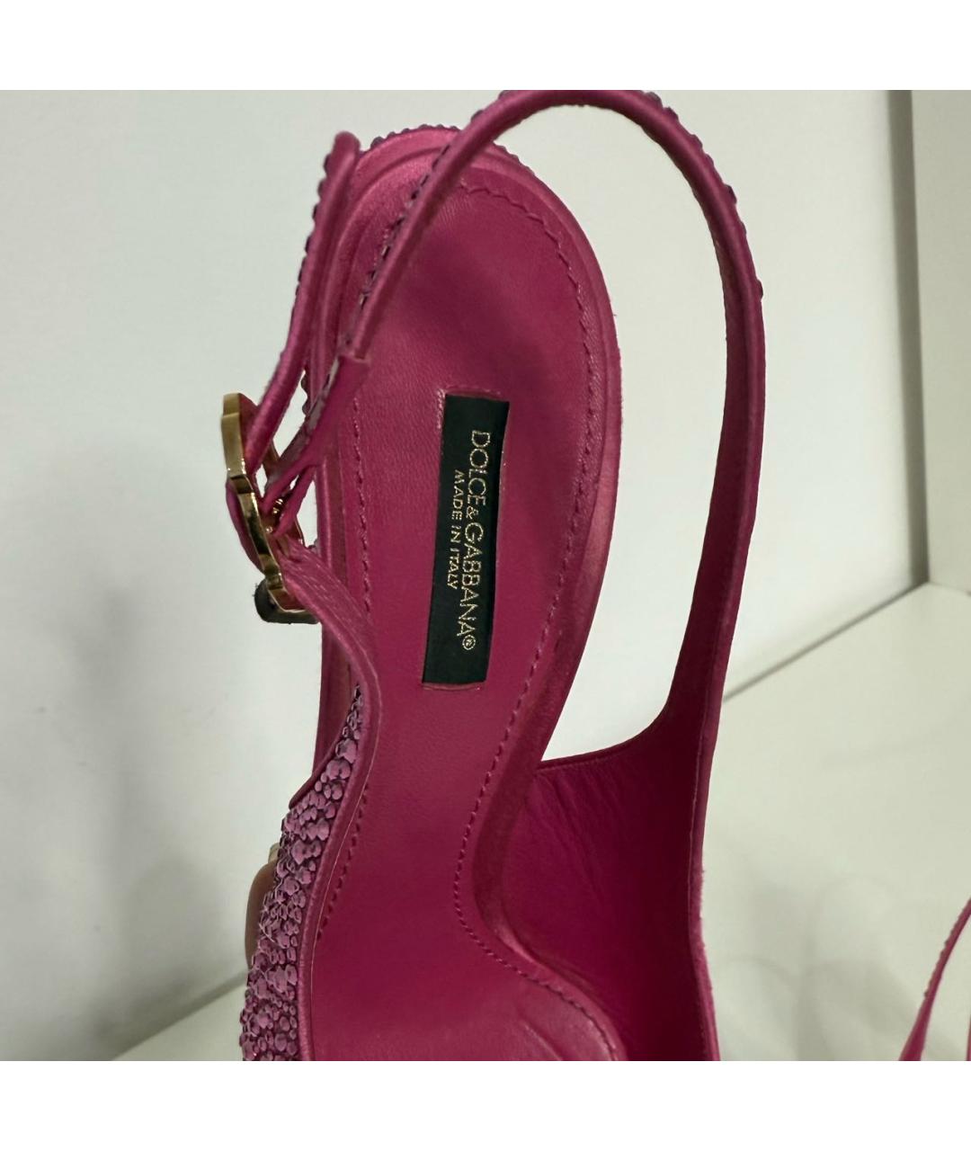DOLCE&GABBANA Розовые туфли, фото 7