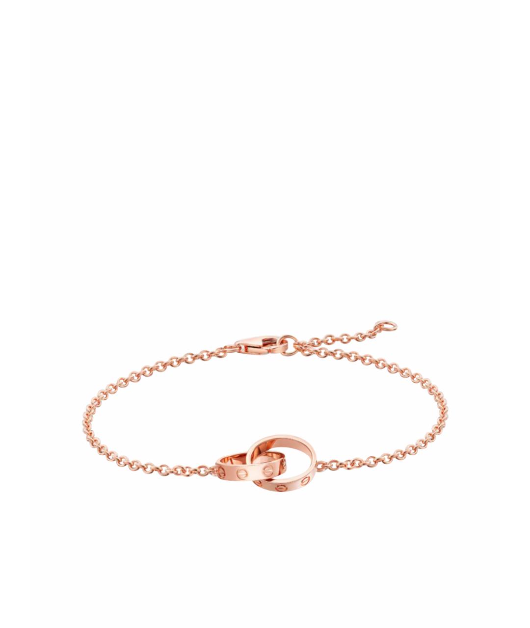 CARTIER Розовый браслет из розового золота, фото 1