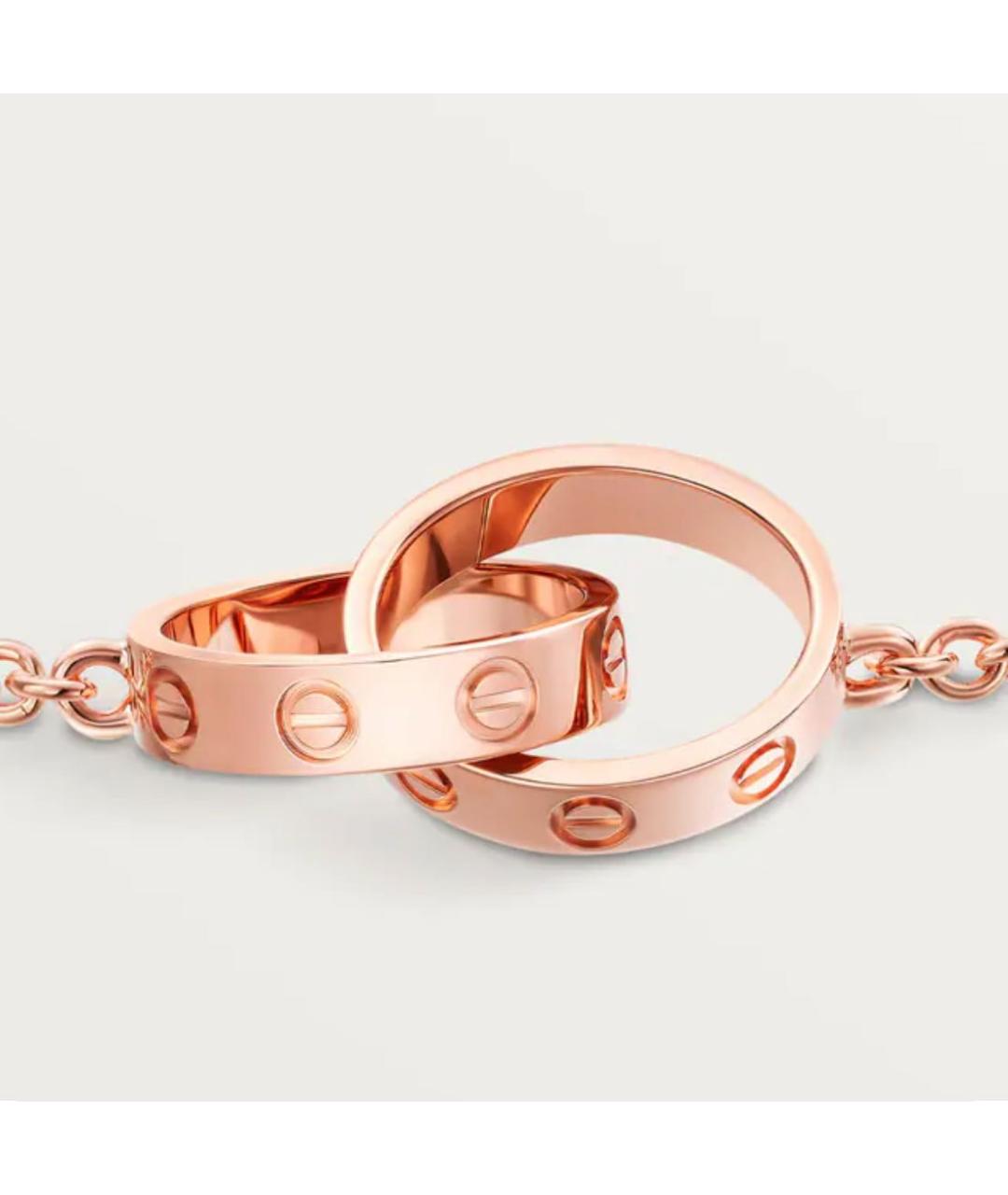 CARTIER Розовый браслет из розового золота, фото 2