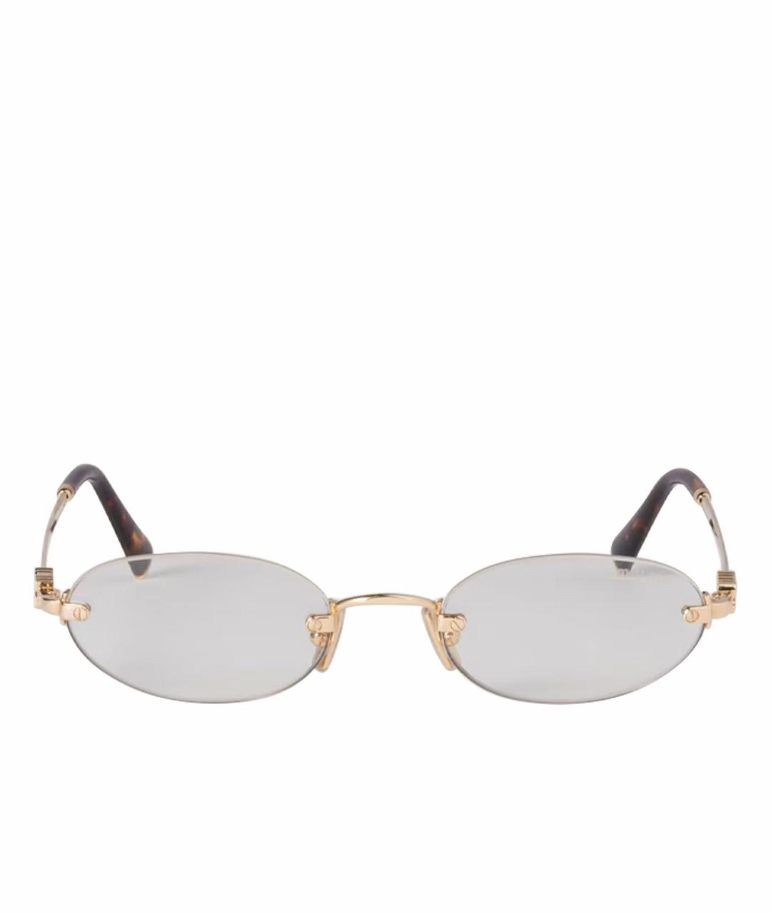 MIU MIU Голубые металлические солнцезащитные очки, фото 1