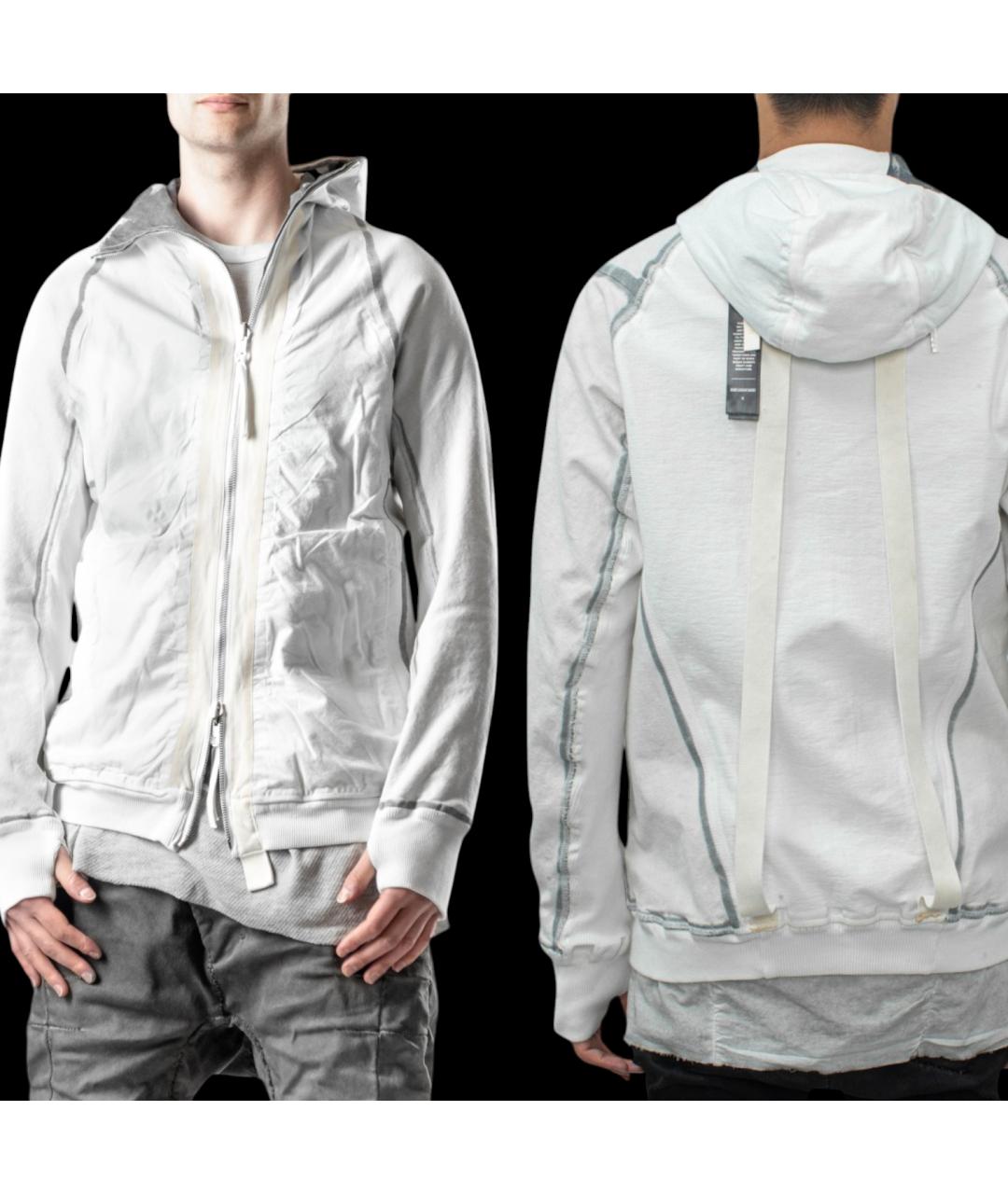 BORIS BIDJAN Серая хлопковая куртка, фото 6