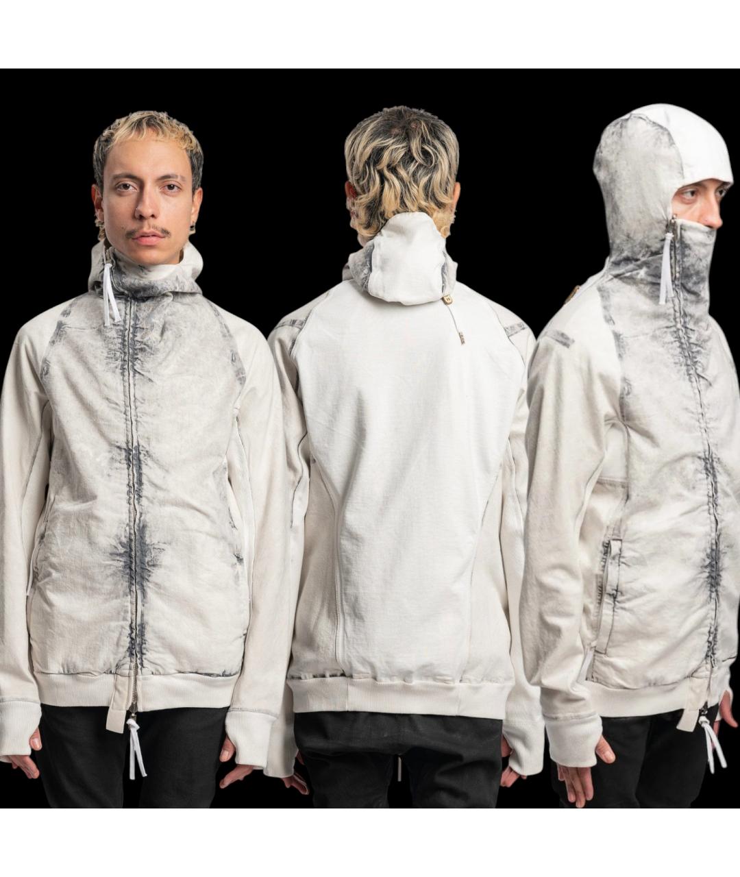 BORIS BIDJAN Серая хлопковая куртка, фото 5