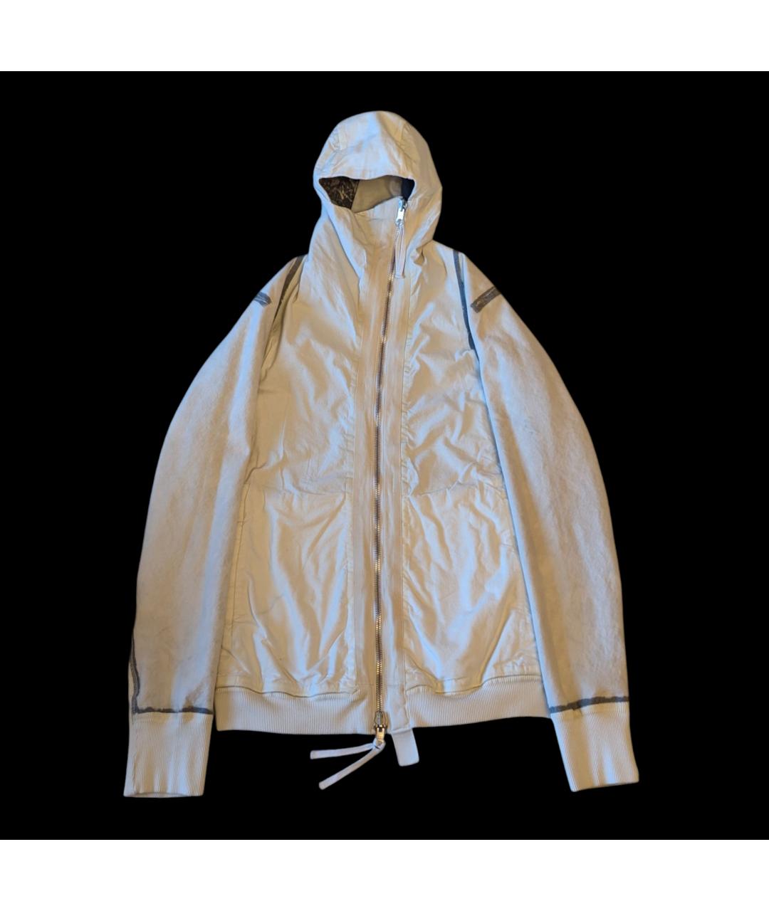 BORIS BIDJAN Серая хлопковая куртка, фото 3