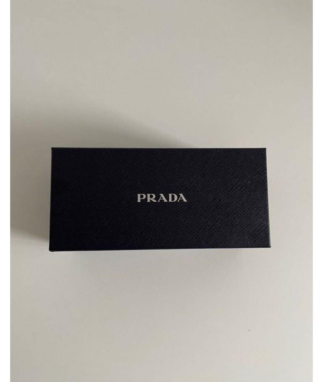 PRADA Черные пластиковые солнцезащитные очки, фото 4