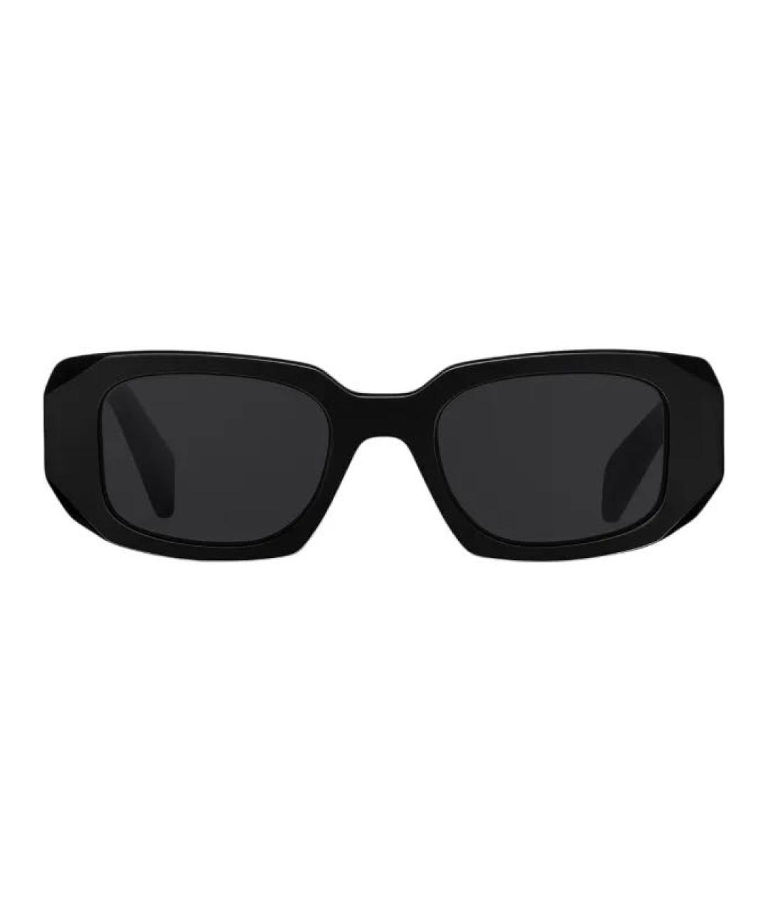 PRADA Черные пластиковые солнцезащитные очки, фото 6