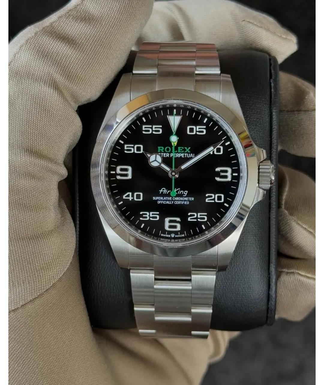 ROLEX Черные часы, фото 2