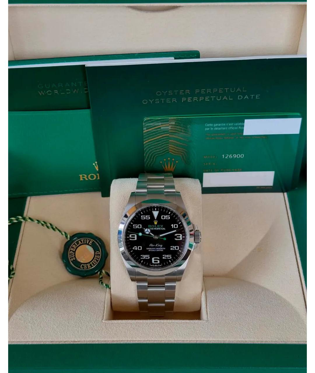 ROLEX Черные часы, фото 3