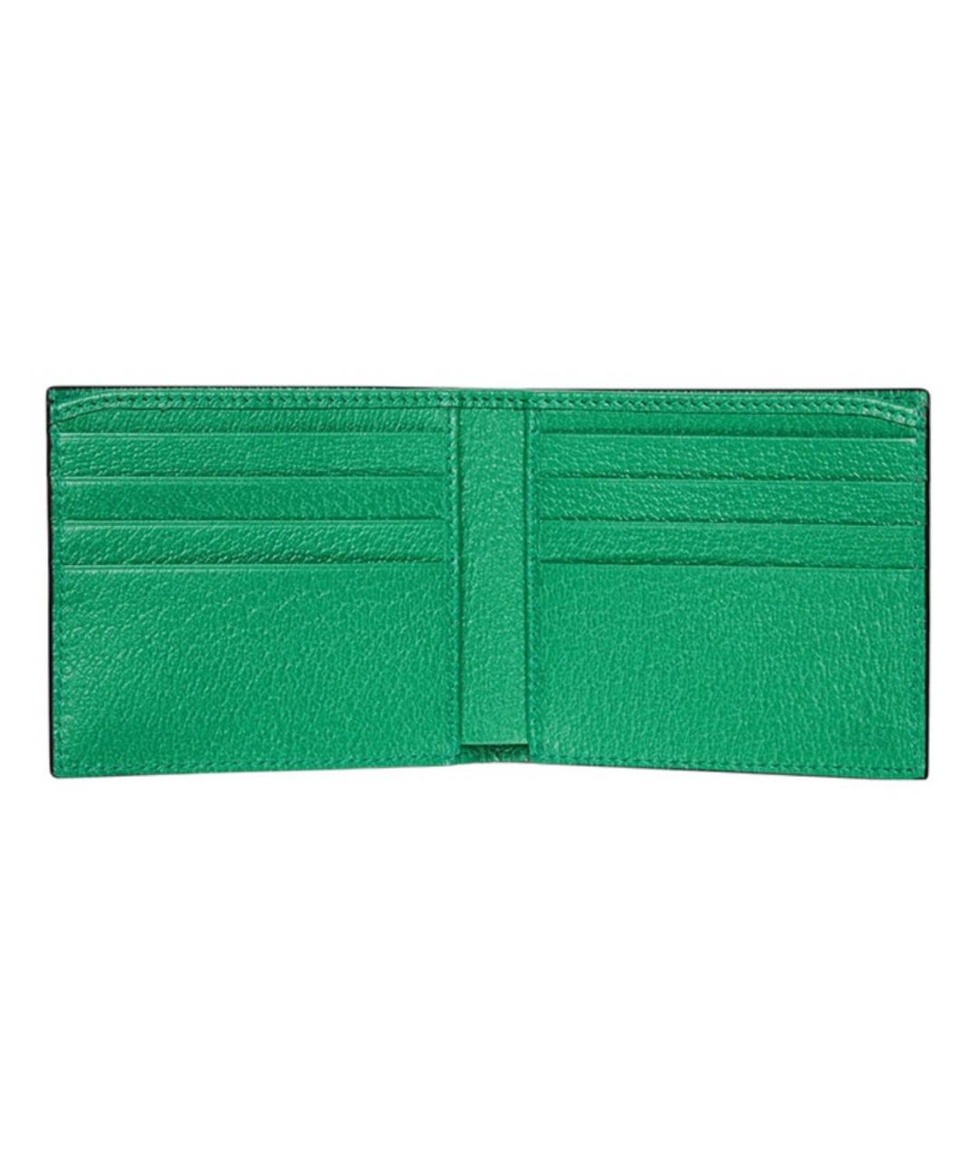 GUCCI Черный кожаный кошелек, фото 2