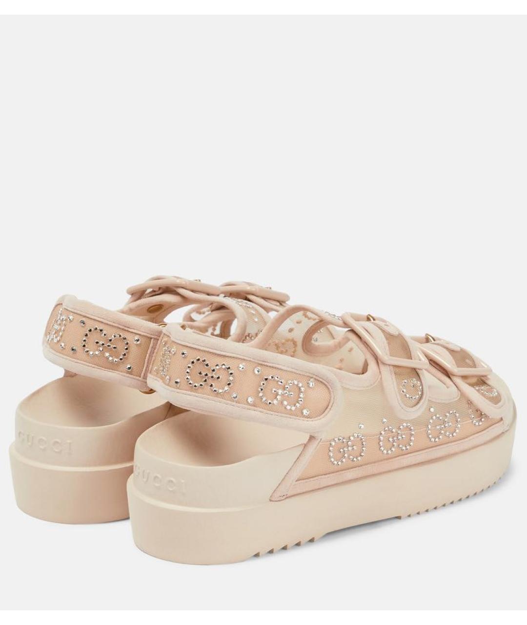 GUCCI Бежевые сандалии, фото 3