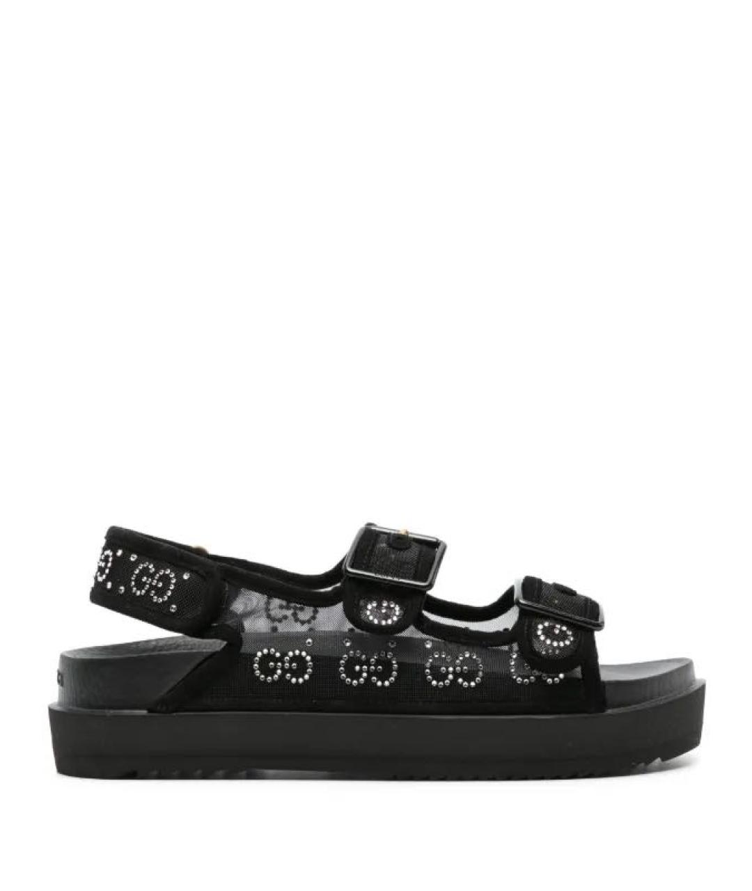 GUCCI Черные сандалии, фото 8