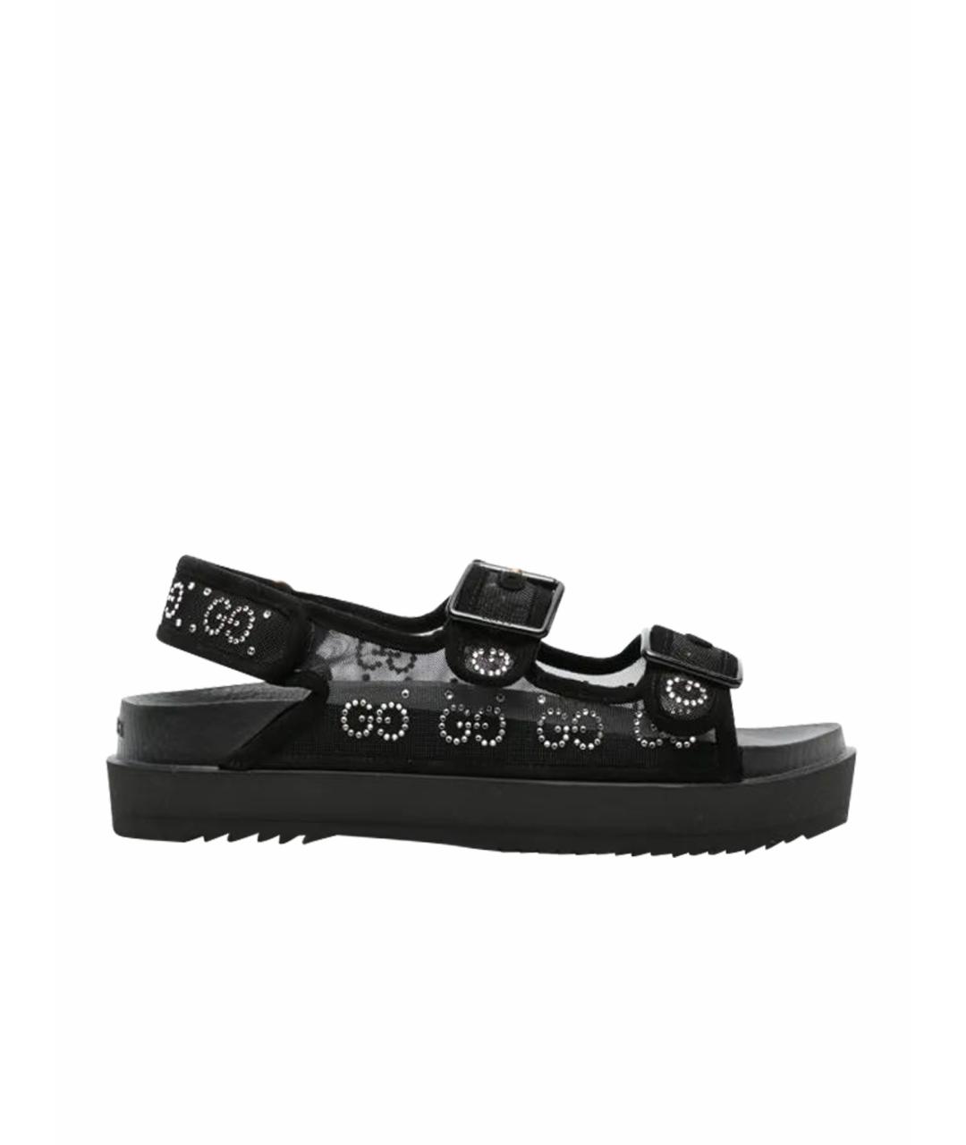 GUCCI Черные сандалии, фото 1