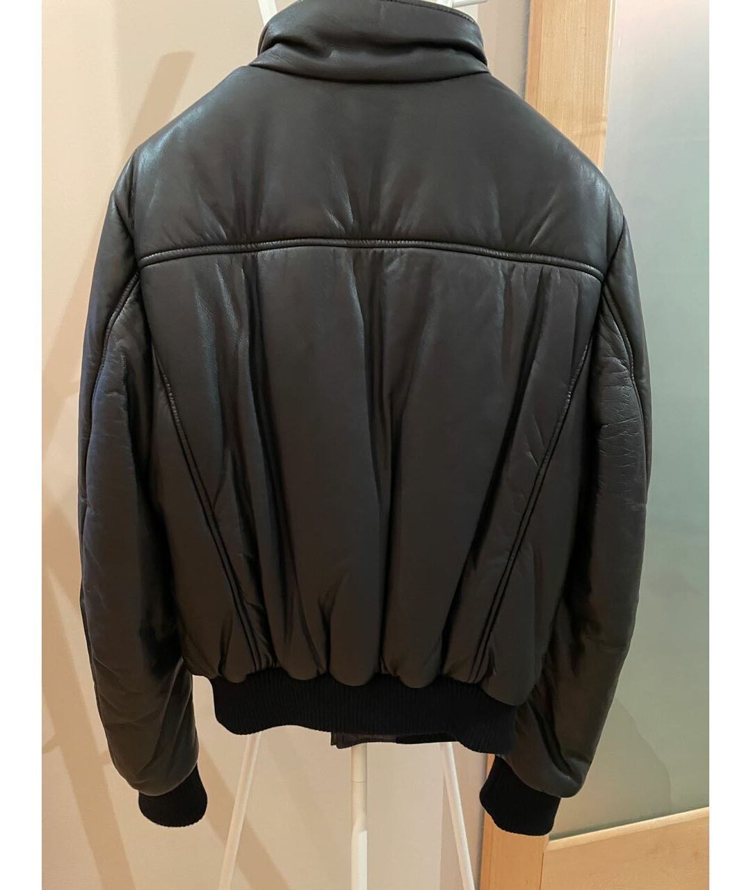 FABI Черная кожаная куртка, фото 4