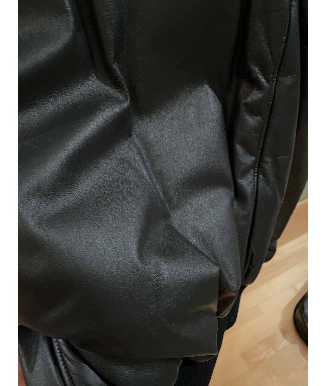 FABI Черная кожаная куртка, фото 7
