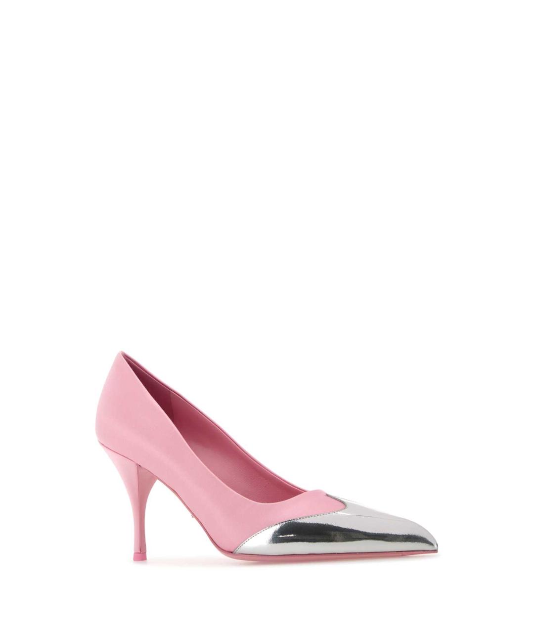 PRADA Розовые кожаные туфли, фото 2