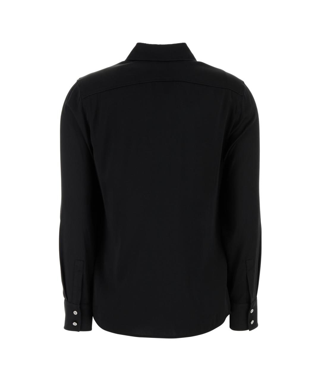 MAX MARA STUDIO Черная шелковая рубашка, фото 2