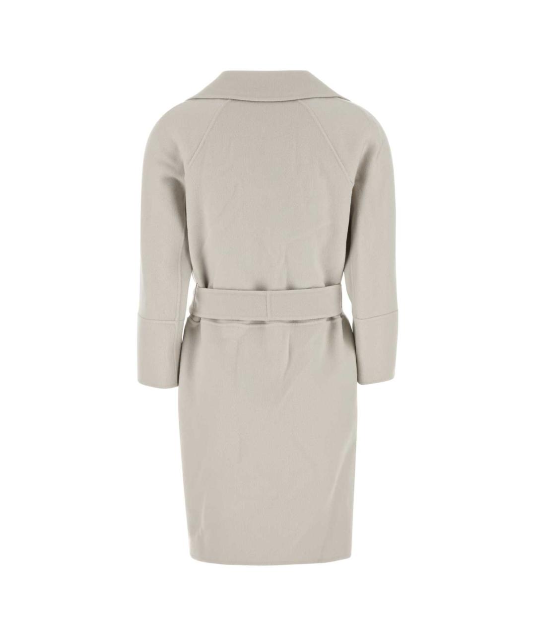 'S MAX MARA Белое шерстяное пальто, фото 2