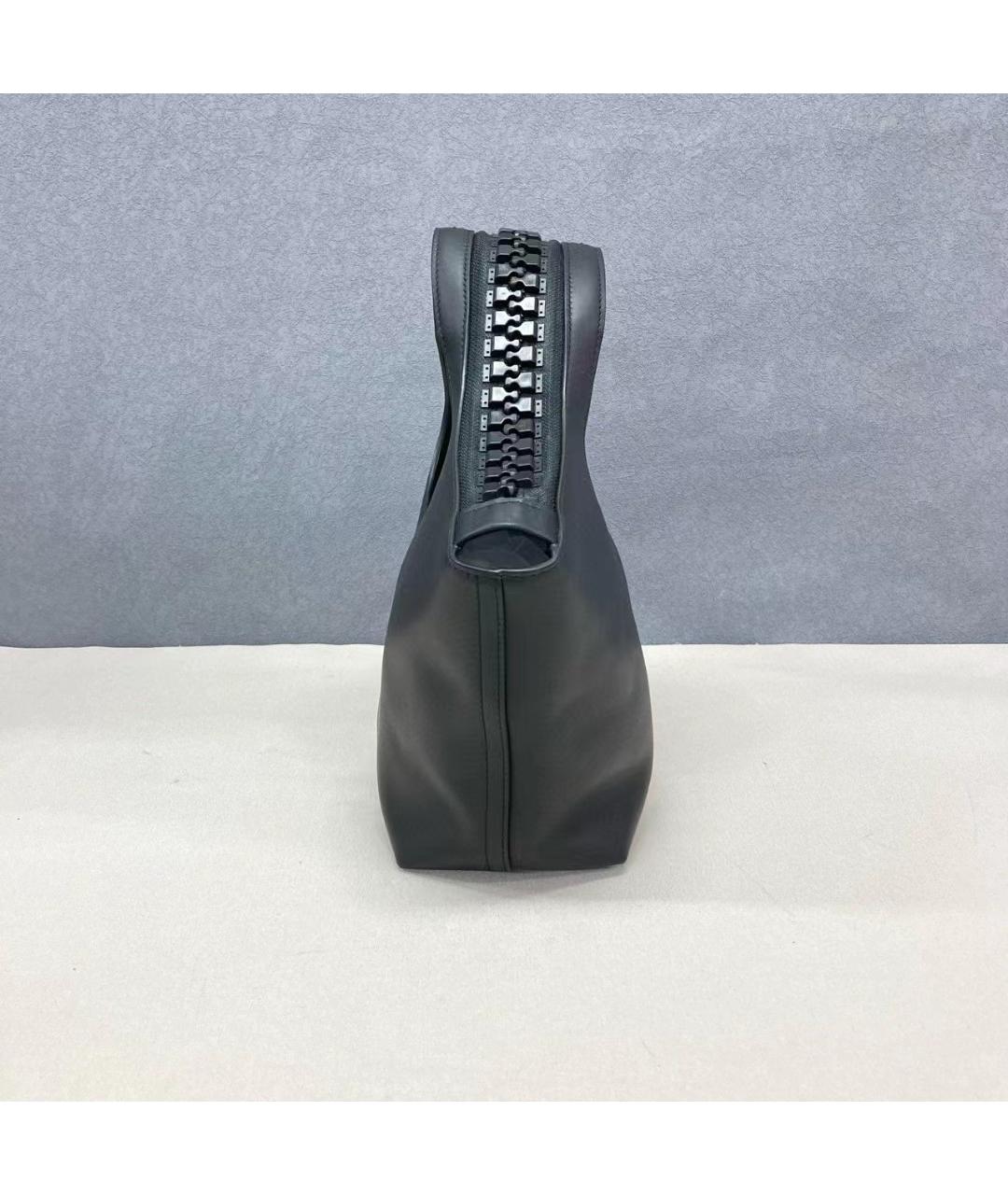 BALENCIAGA Черная кожаная сумка с короткими ручками, фото 5