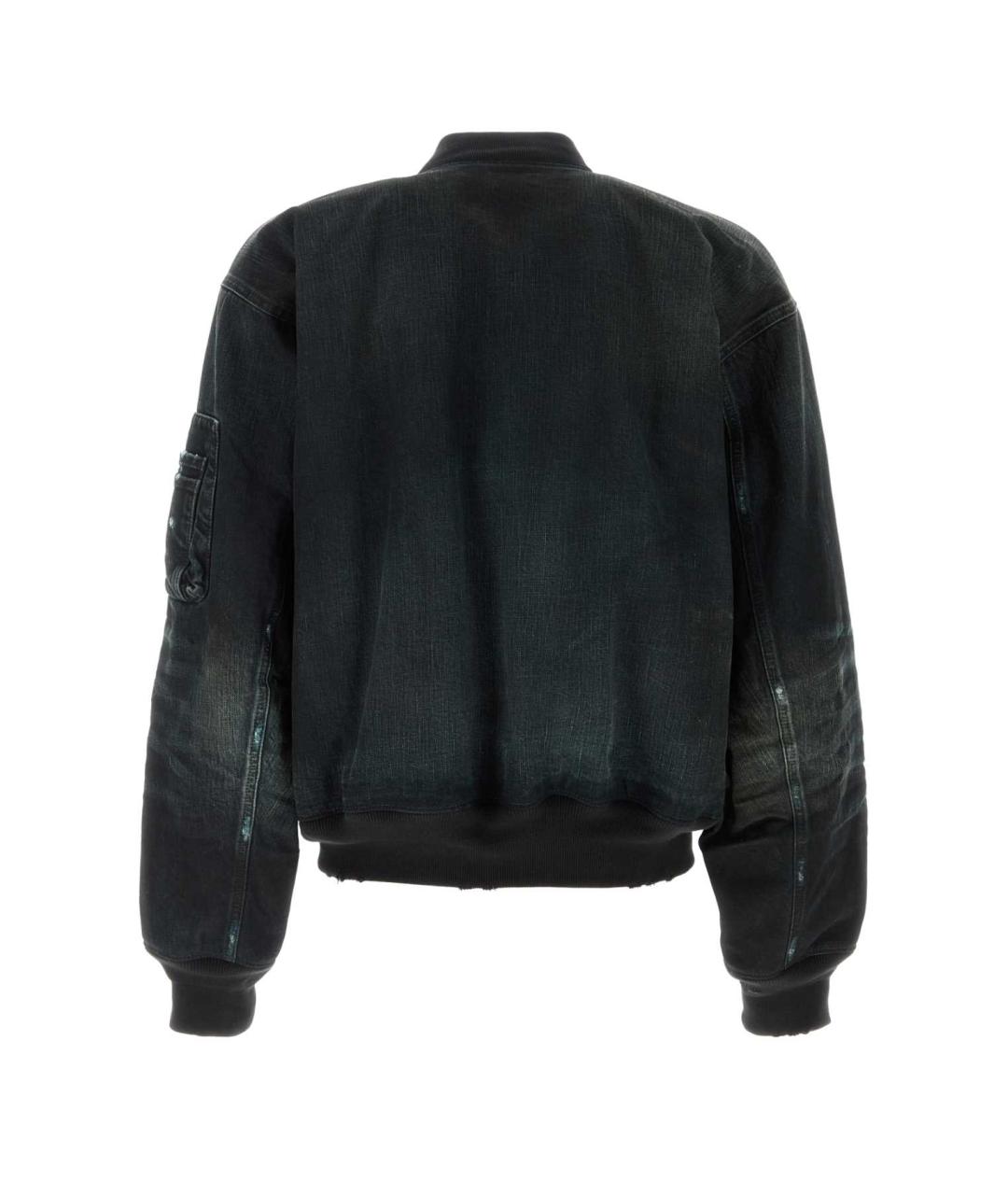 BALENCIAGA Черная хлопковая куртка, фото 2