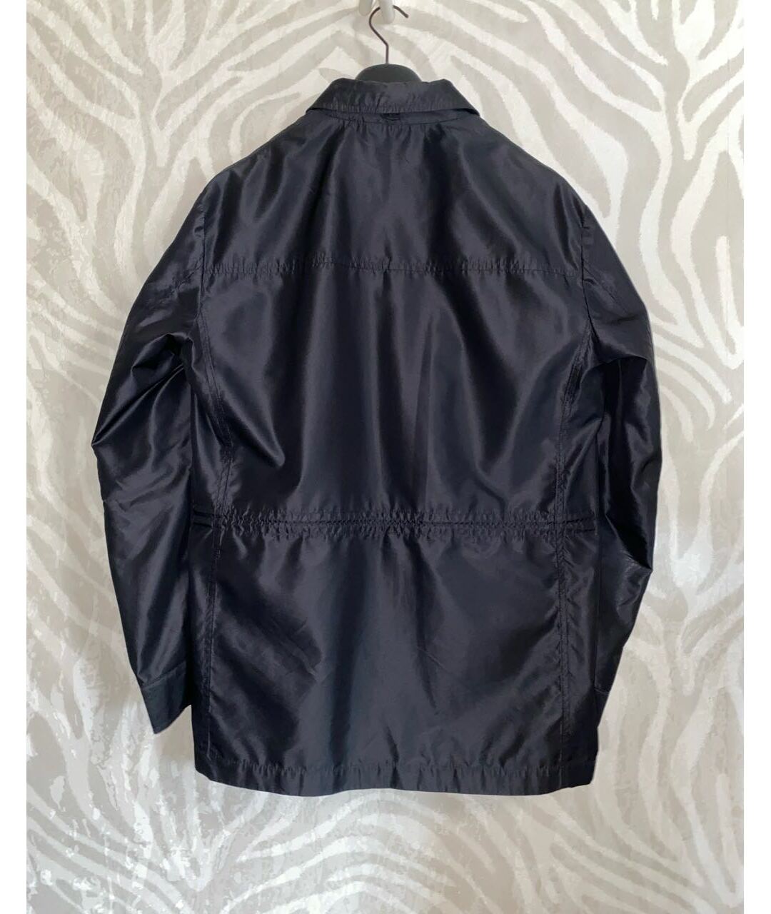 CORNELIANI Темно-синяя полиэстеровая куртка, фото 2