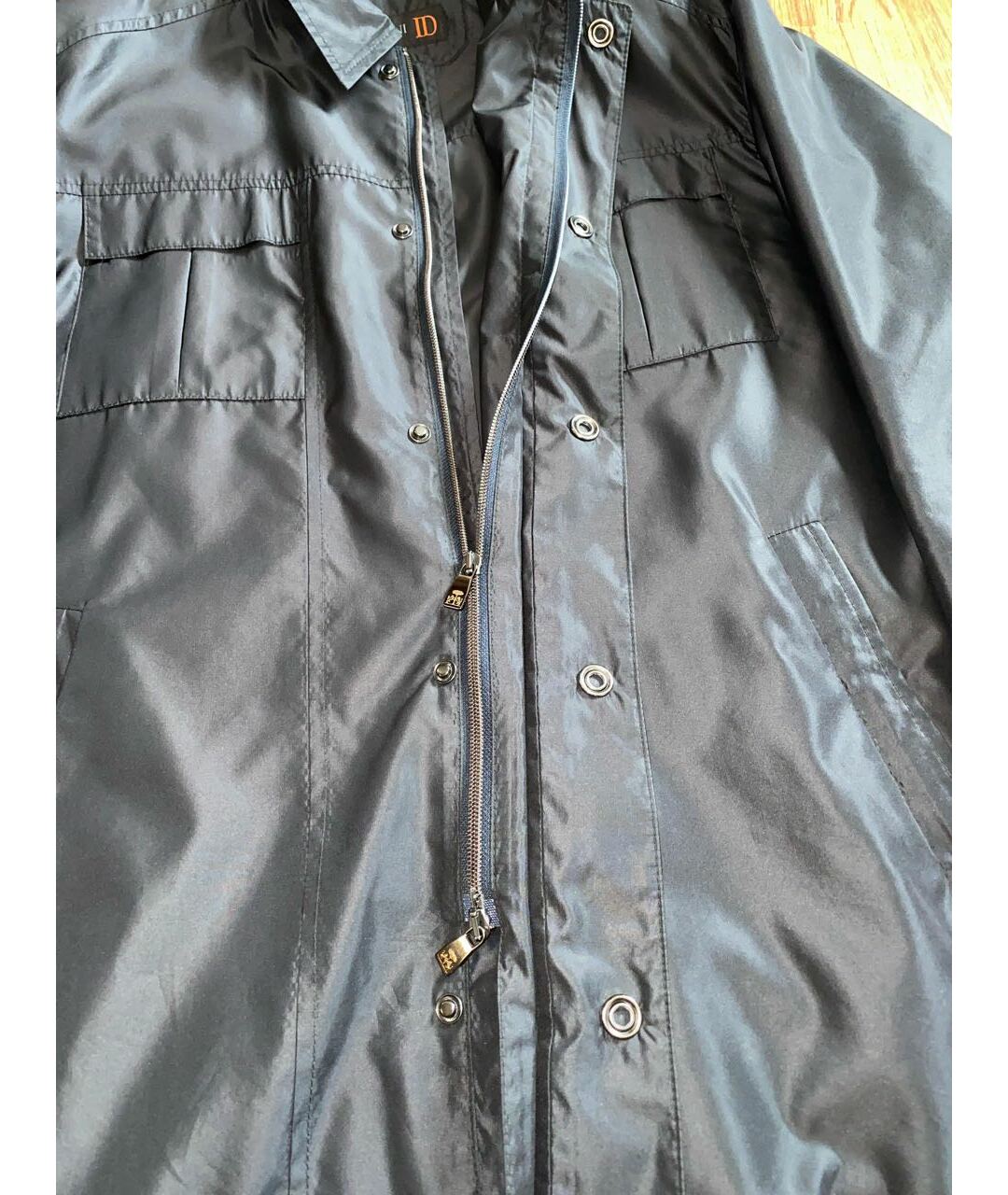 CORNELIANI Темно-синяя полиэстеровая куртка, фото 4