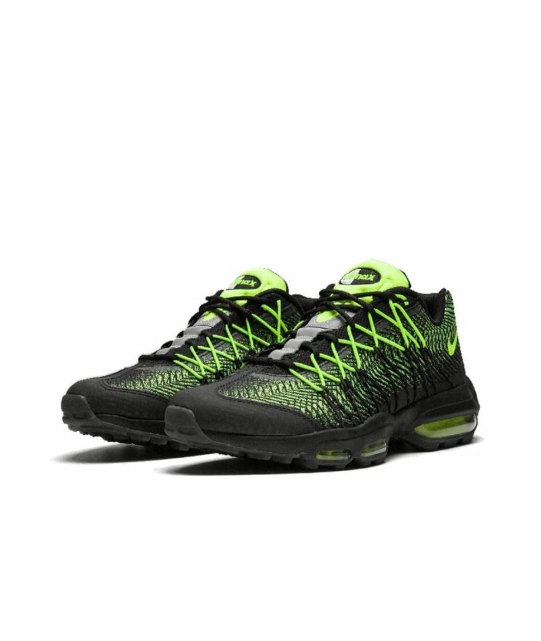 NIKE Черные низкие кроссовки / кеды, фото 2