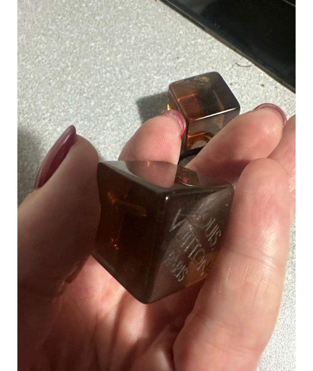 LOUIS VUITTON Коричневая резинка, фото 6