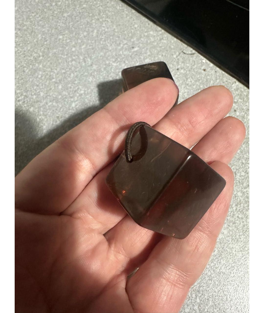 LOUIS VUITTON Коричневая резинка, фото 7