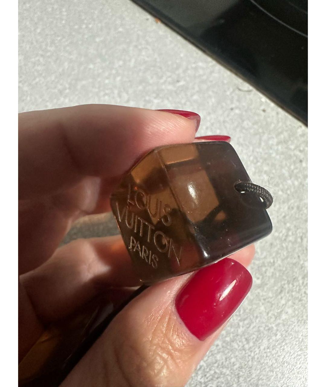 LOUIS VUITTON Коричневая резинка, фото 5