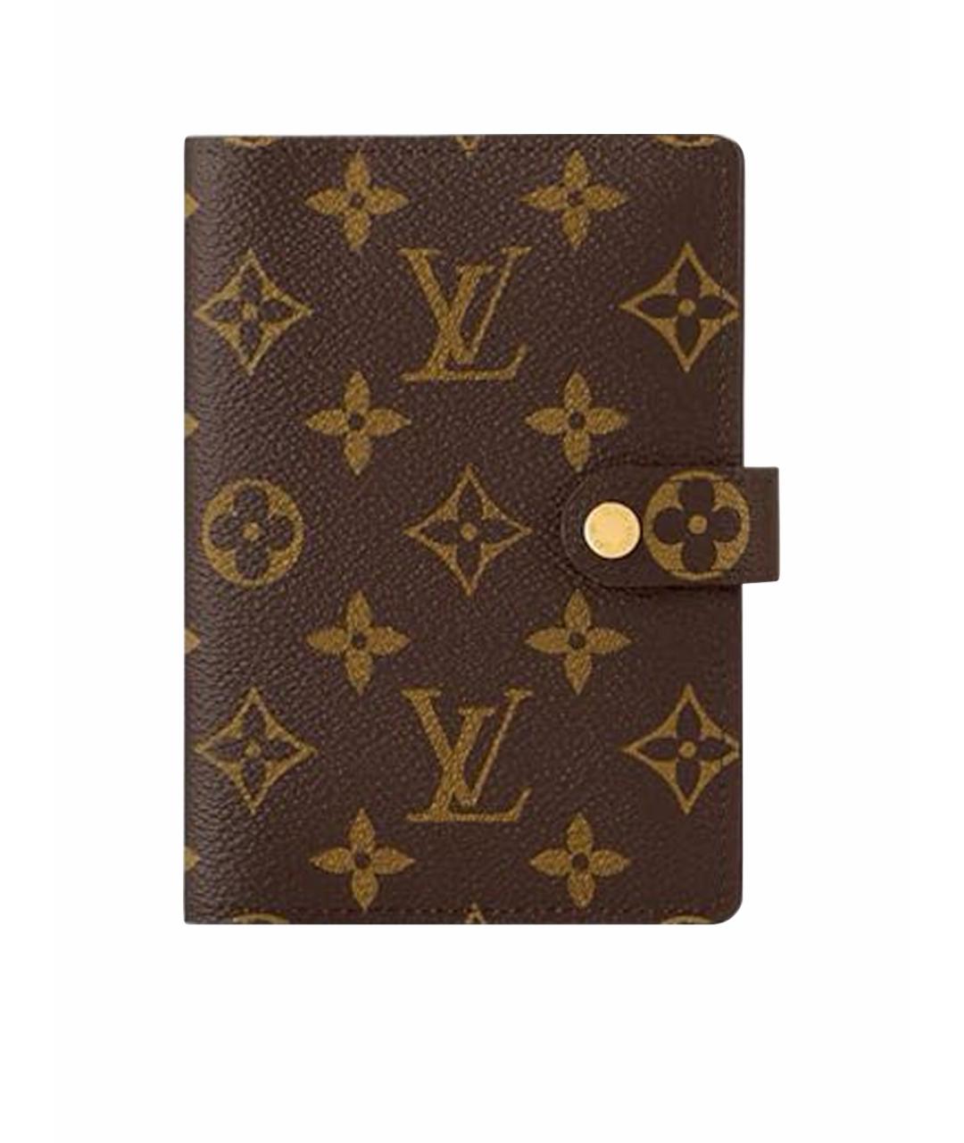 LOUIS VUITTON Коричневый кардхолдер, фото 1