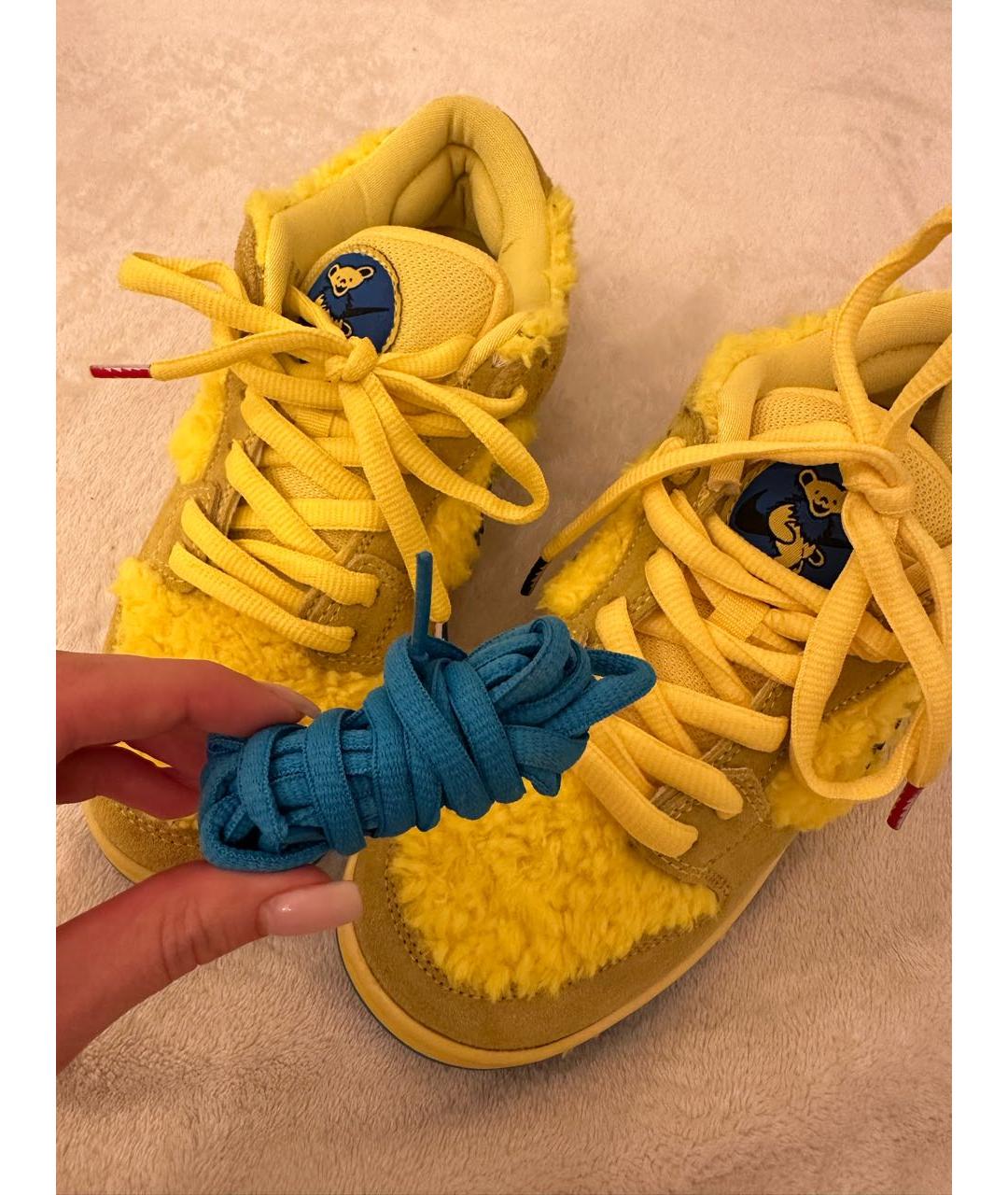 NIKE Желтые кроссовки, фото 4