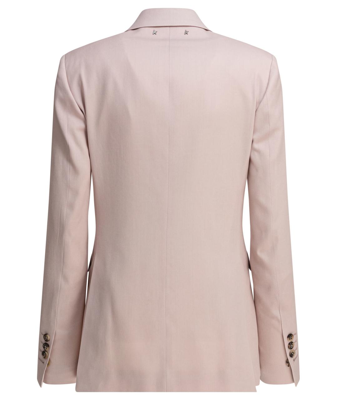 GOLDEN GOOSE DELUXE BRAND Розовая шерстяная куртка, фото 2