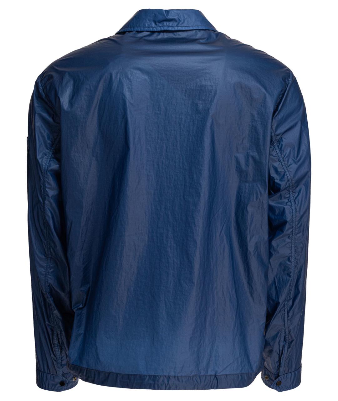 CP COMPANY Синяя полиамидовая куртка, фото 2