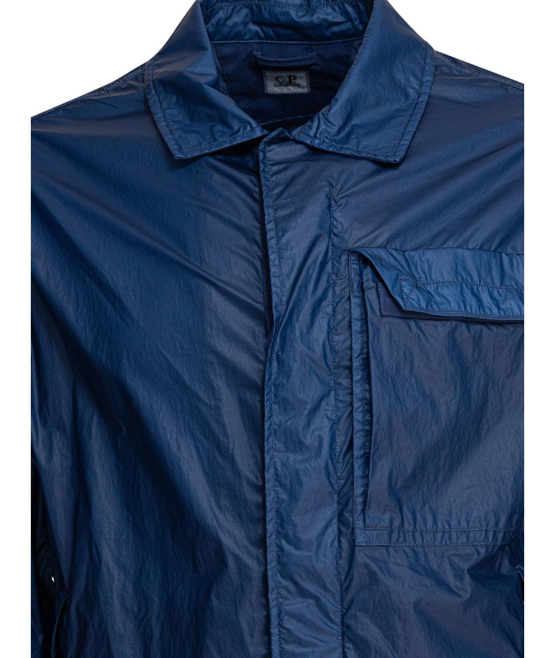 CP COMPANY Синяя полиамидовая куртка, фото 3