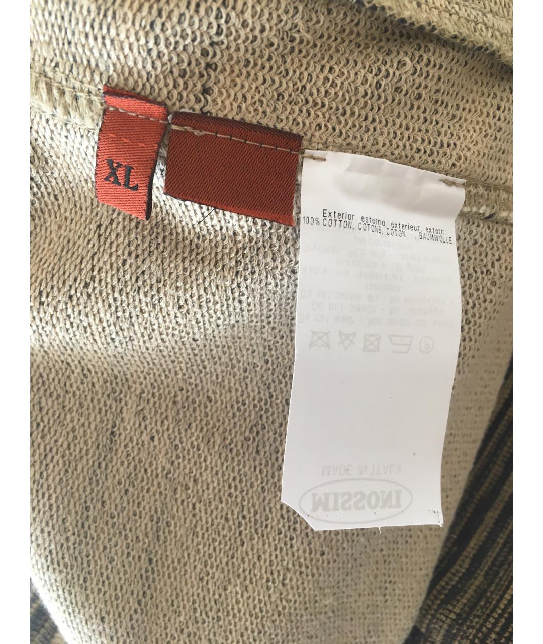 MISSONI Бежевые хлопковые спортивные брюки и шорты, фото 7