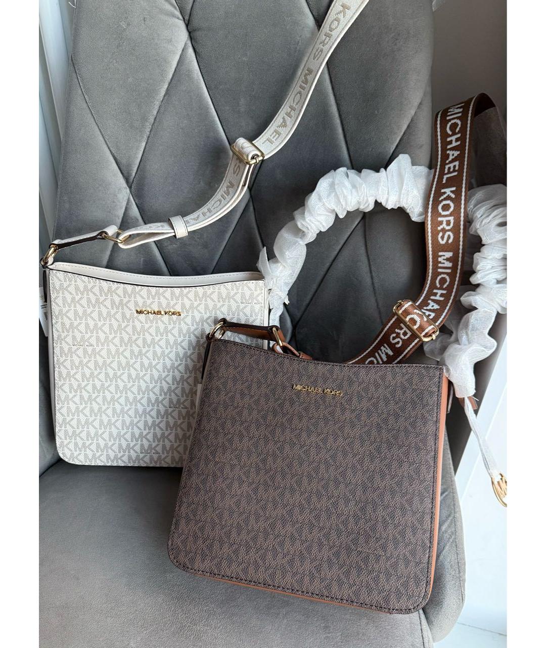 MICHAEL KORS Коричневая сумка через плечо, фото 2