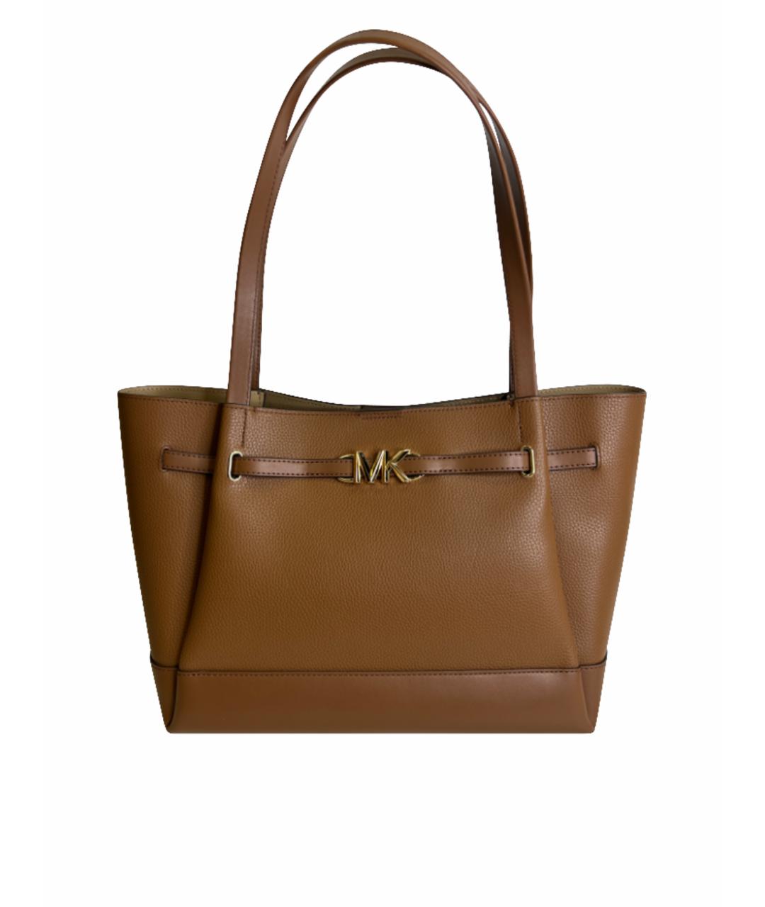 MICHAEL KORS Коричневая кожаная сумка тоут, фото 1