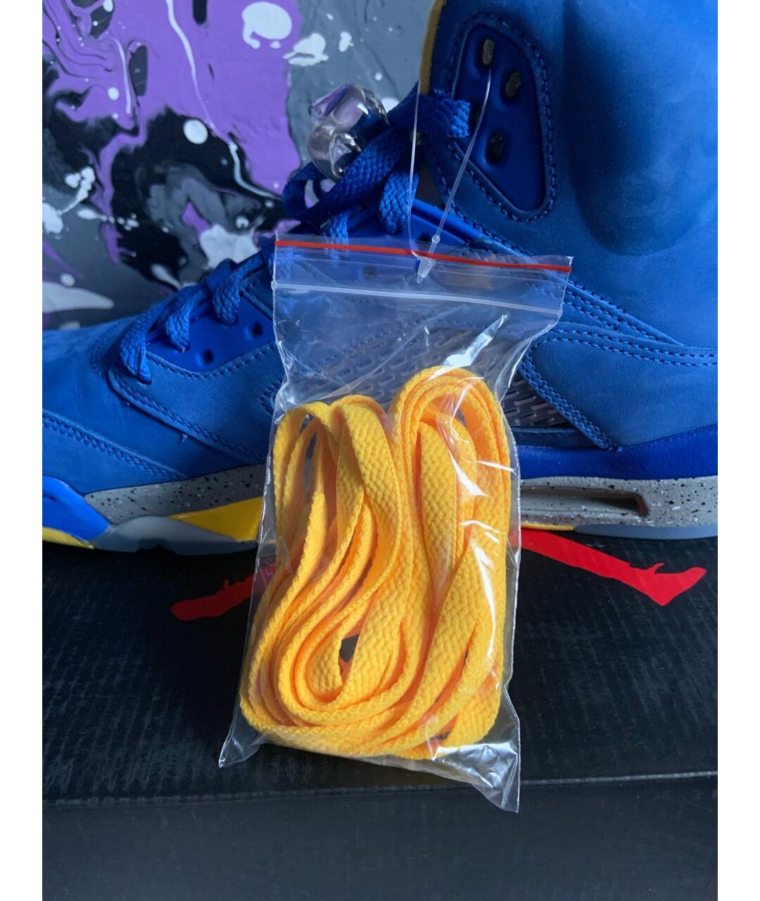 JORDAN Синие высокие кроссовки / кеды, фото 7