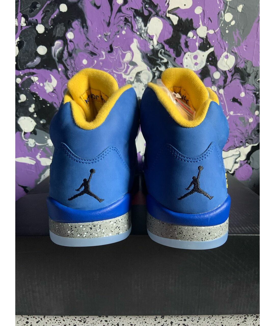 JORDAN Синие высокие кроссовки / кеды, фото 5