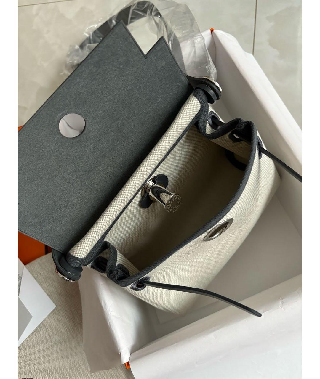 HERMES Серая сумка через плечо, фото 7