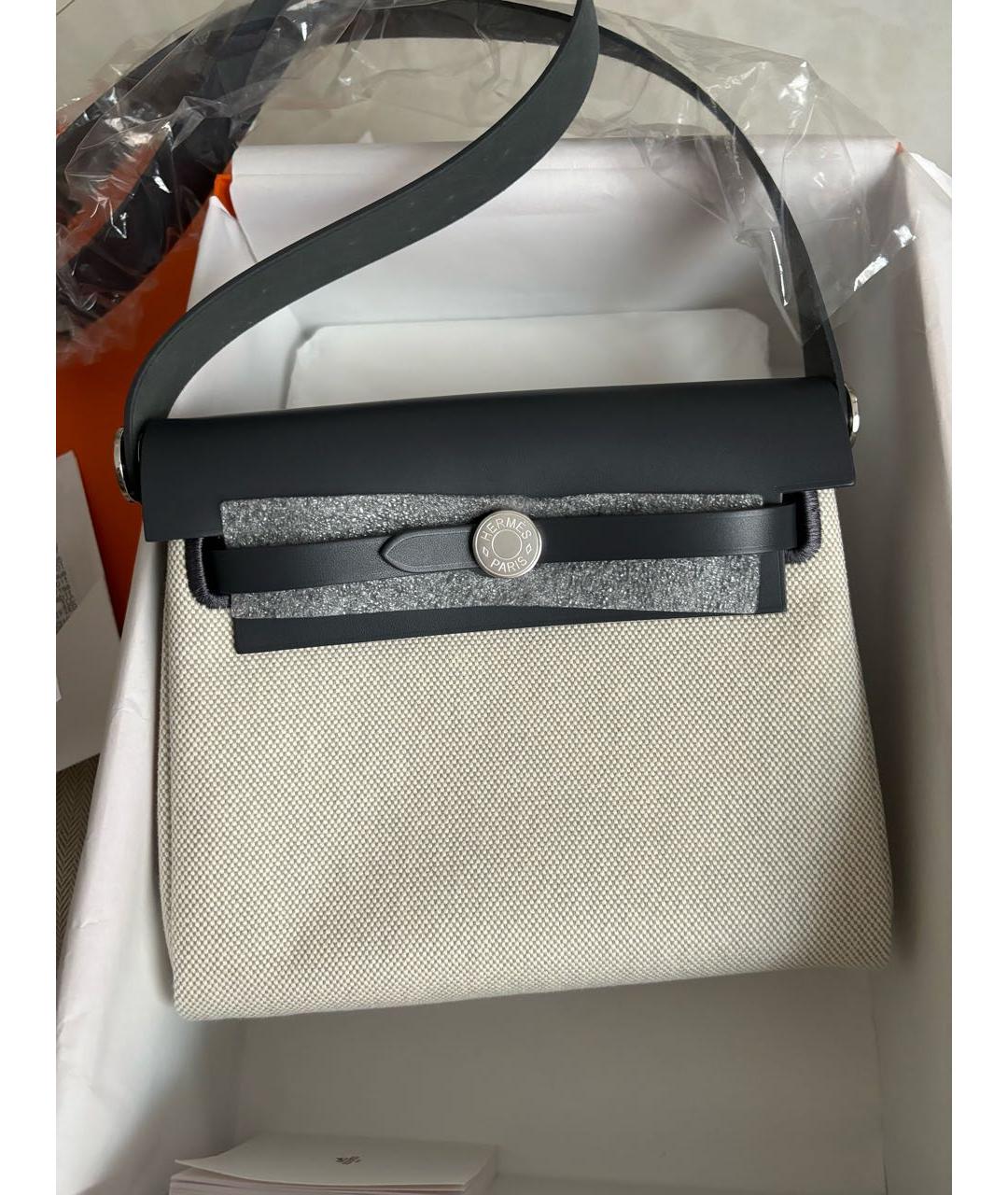 HERMES Серая сумка через плечо, фото 2